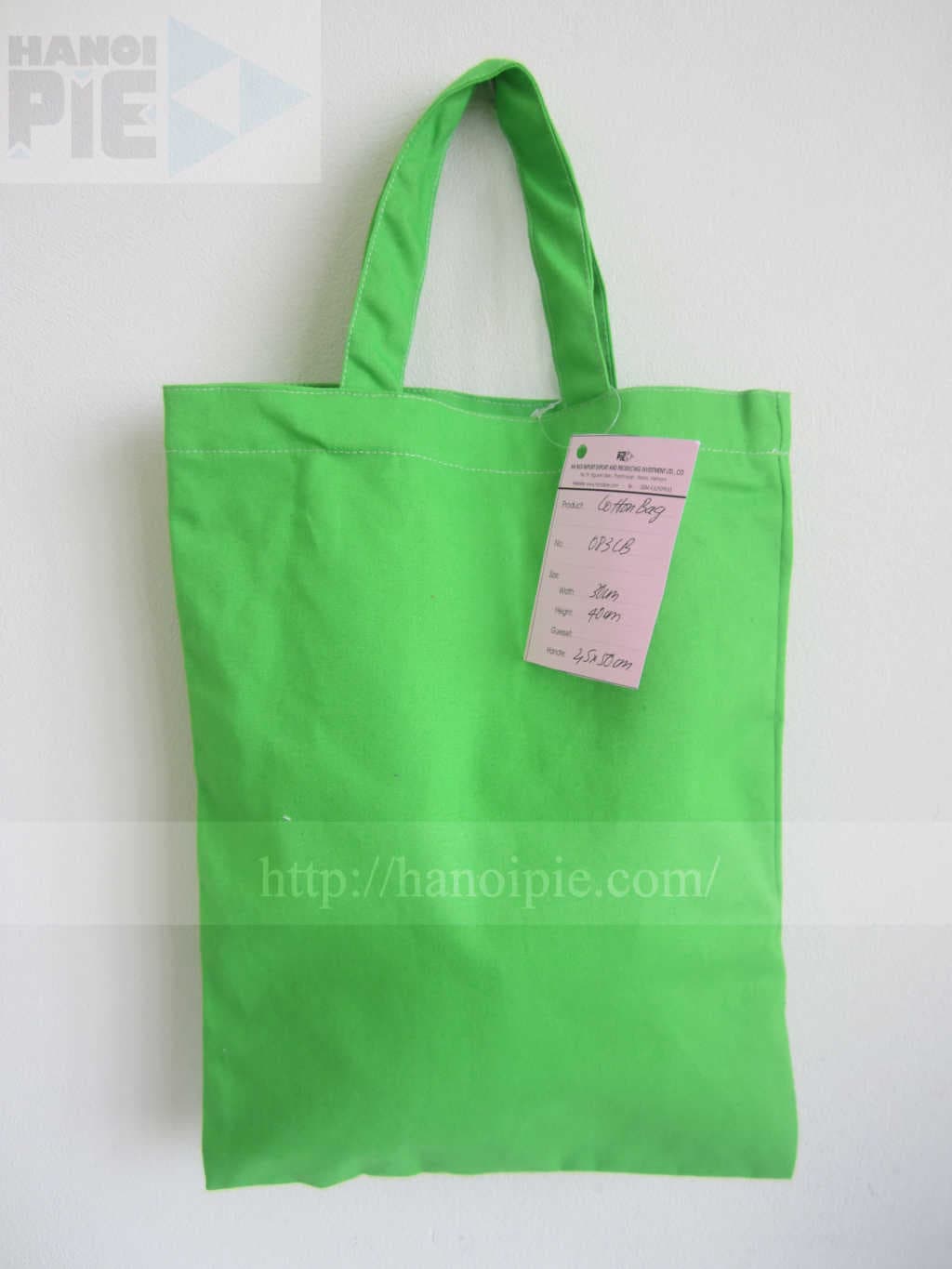 Vietnam high quality black cotton drawstring bag